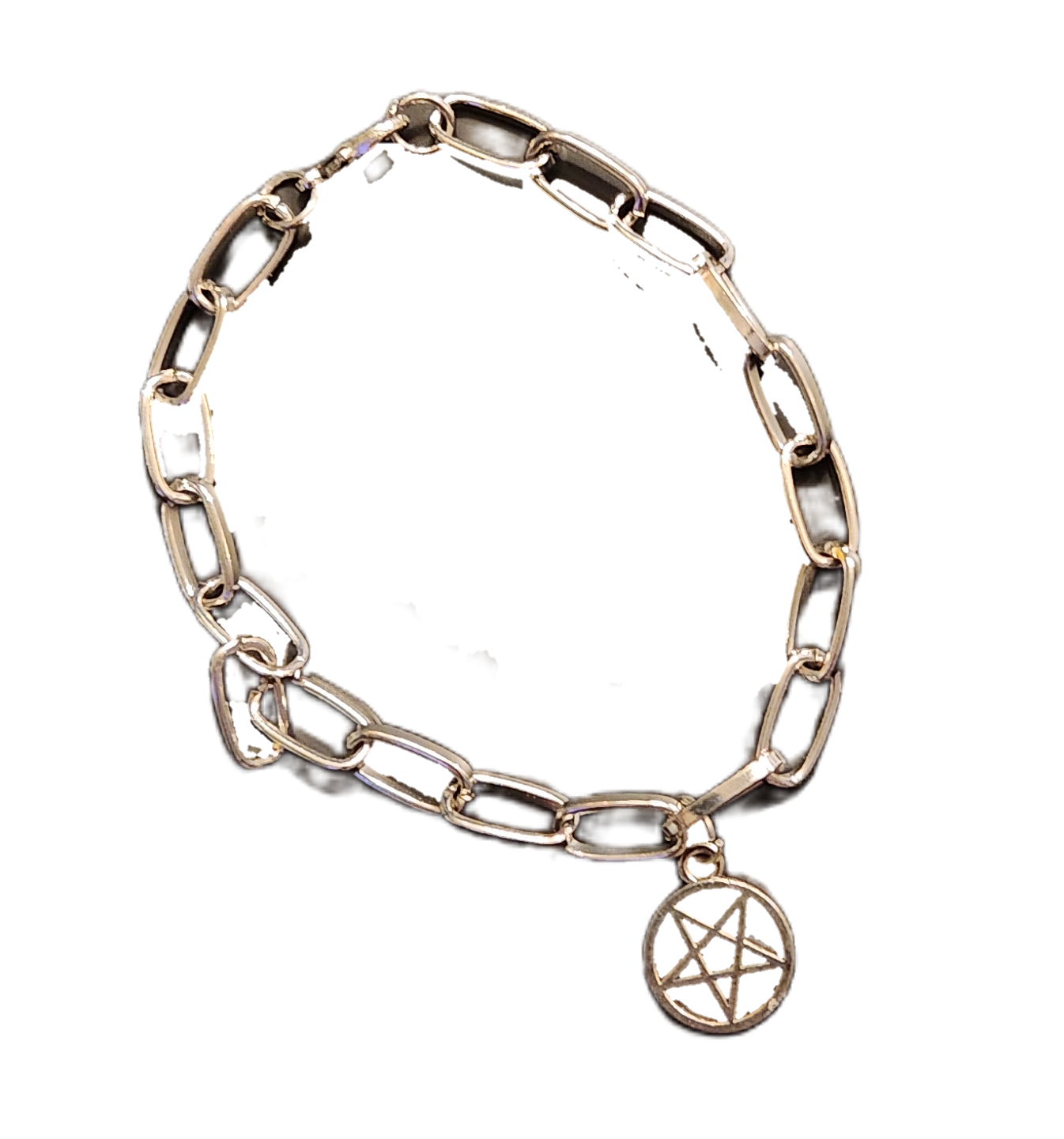 𖤐pentagram/satanic bracelet𖤐