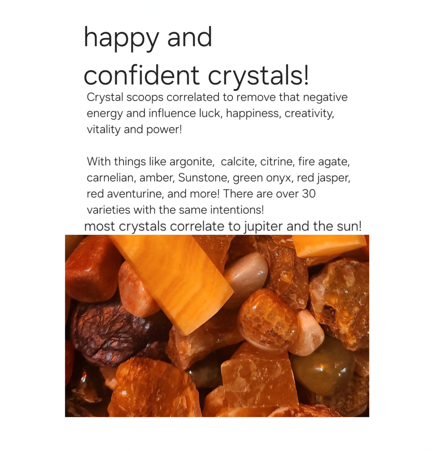 ✨️All crystal scoop options!✨️