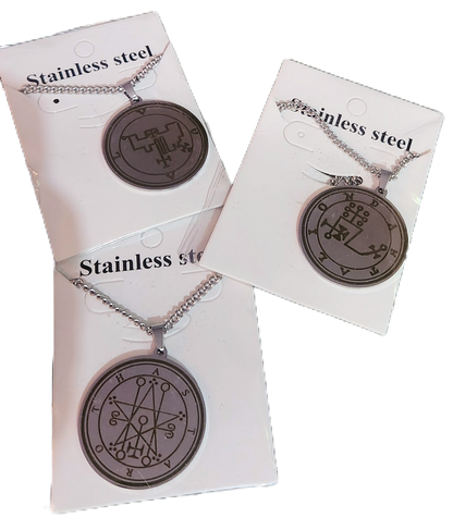 ☆Demonic Seal Necklace (ars goetia / goetian / solomonic)☆