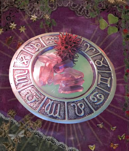 ⭐️✨️Metal Zodiac Burning/Candle Plate⭐️✨️