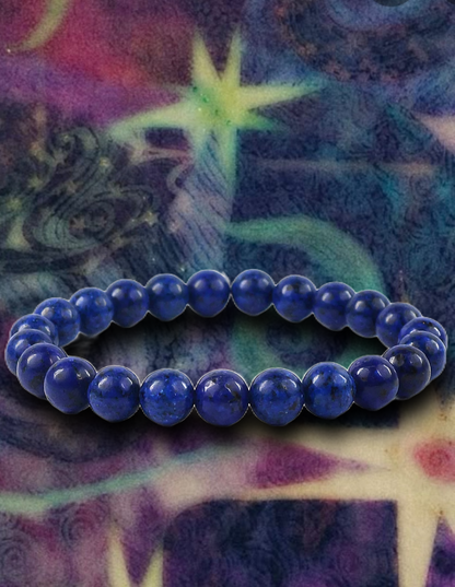 ✨️⭐️Authentic Lapis Lazuli Bracelet! 6mm and adjustable!!⭐️✨️