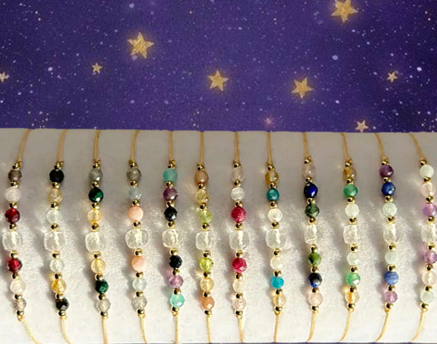 🌟 Zodiac Astrology Crystal Bracelets 🌟