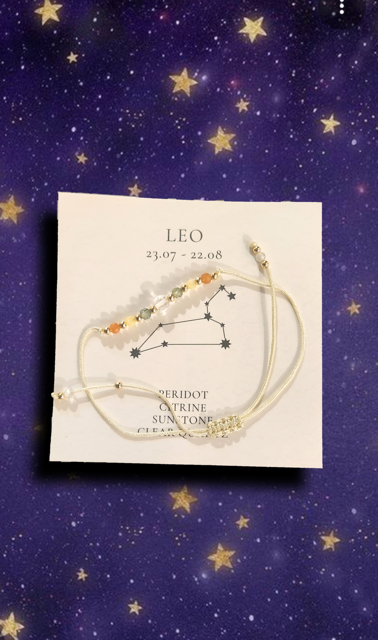 🌟 Zodiac Astrology Crystal Bracelets 🌟