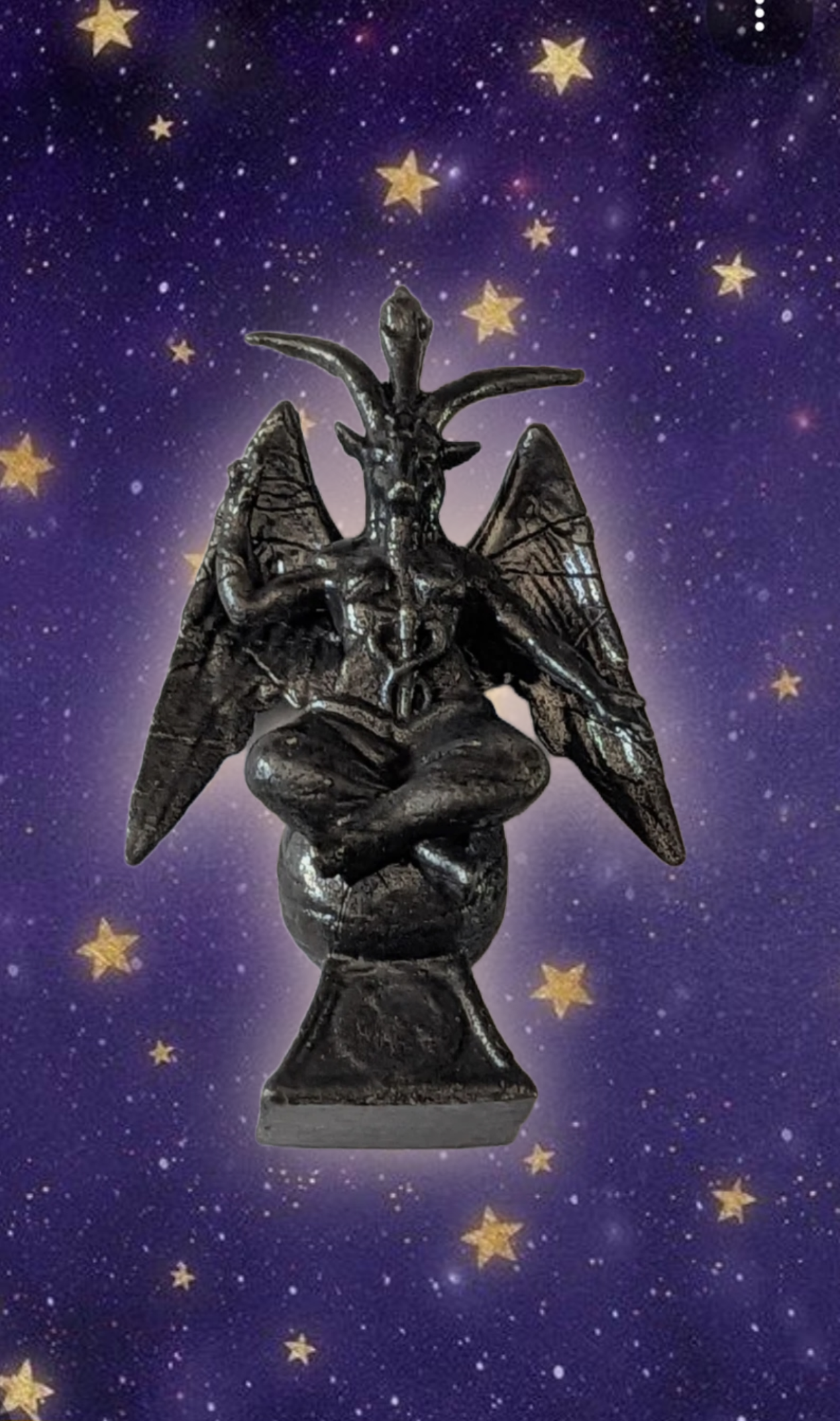 𖤐 Iron baphomet statue 𖤐
