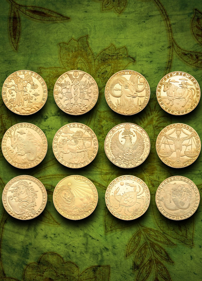 💰☀️ ZODIAC LUCK AMULET COIN ☀️💰