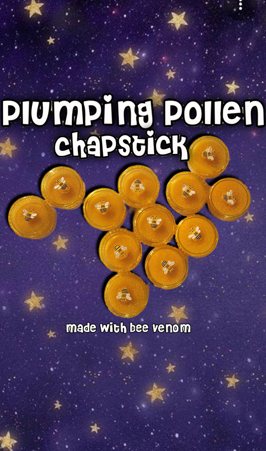 🐝 bee venom + plumping pollen balm 🐝