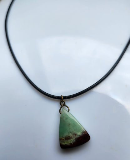 ꩜ ❤️  Chrysoprase necklace ❤️ ꩜