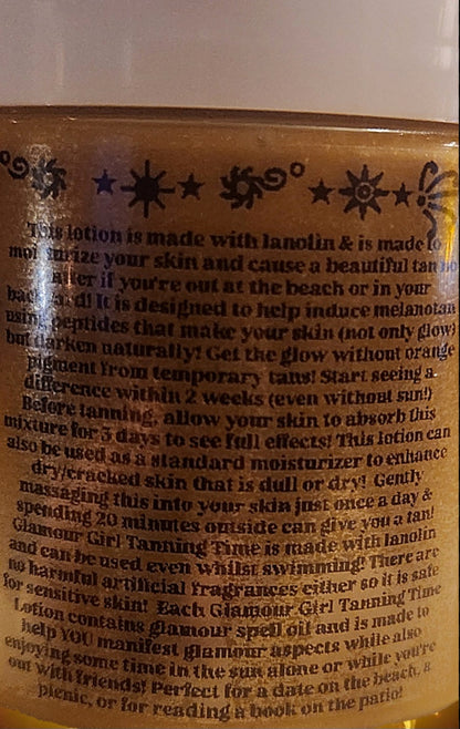✨️👙💓Glamour Girl Tanning Time Lotion balm (fragrance free)✨️👙💓