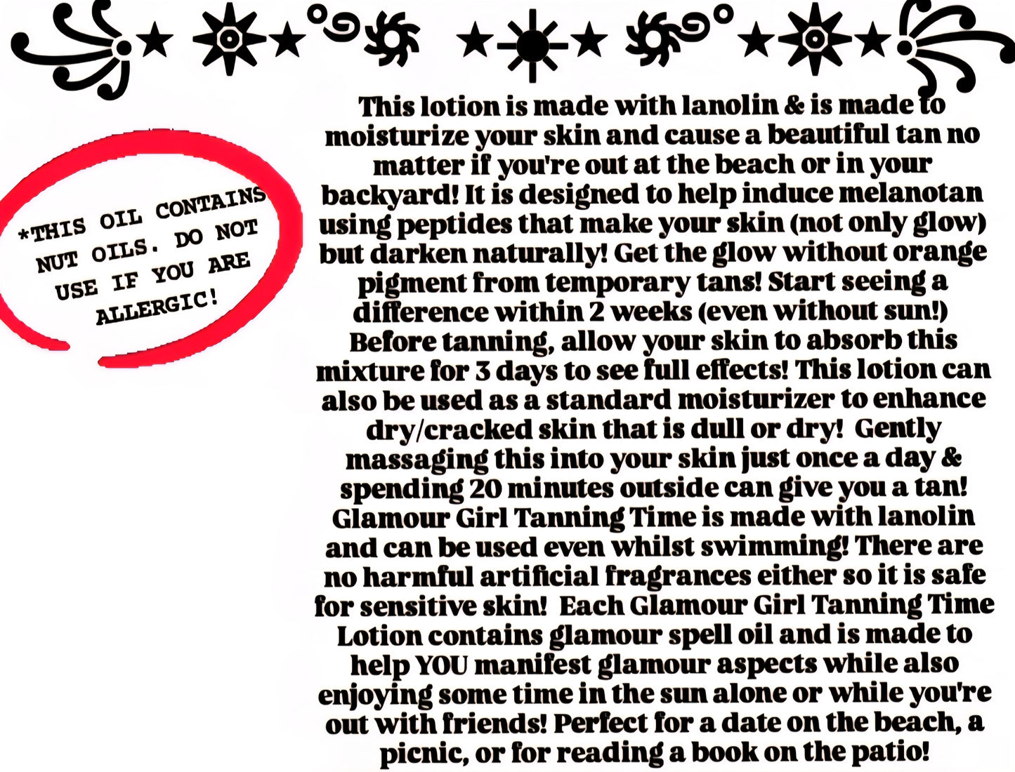 ✨️👙💓Glamour Girl Tanning Time Lotion balm (fragrance free)✨️👙💓