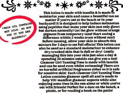 ✨️👙💓Glamour Girl Tanning Time Lotion balm (fragrance free)✨️👙💓