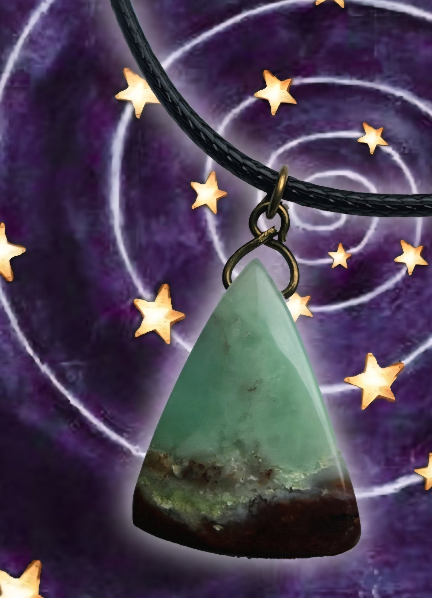 ꩜ ❤️  Chrysoprase necklace ❤️ ꩜