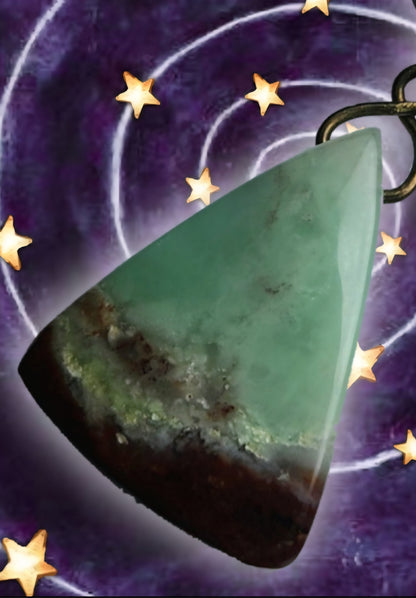 ꩜ ❤️  Chrysoprase necklace ❤️ ꩜