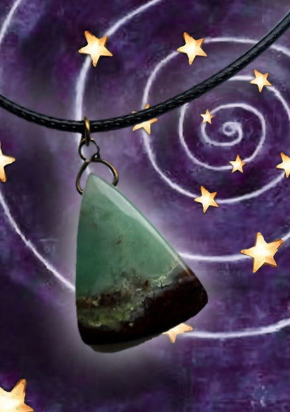 ꩜ ❤️  Chrysoprase necklace ❤️ ꩜