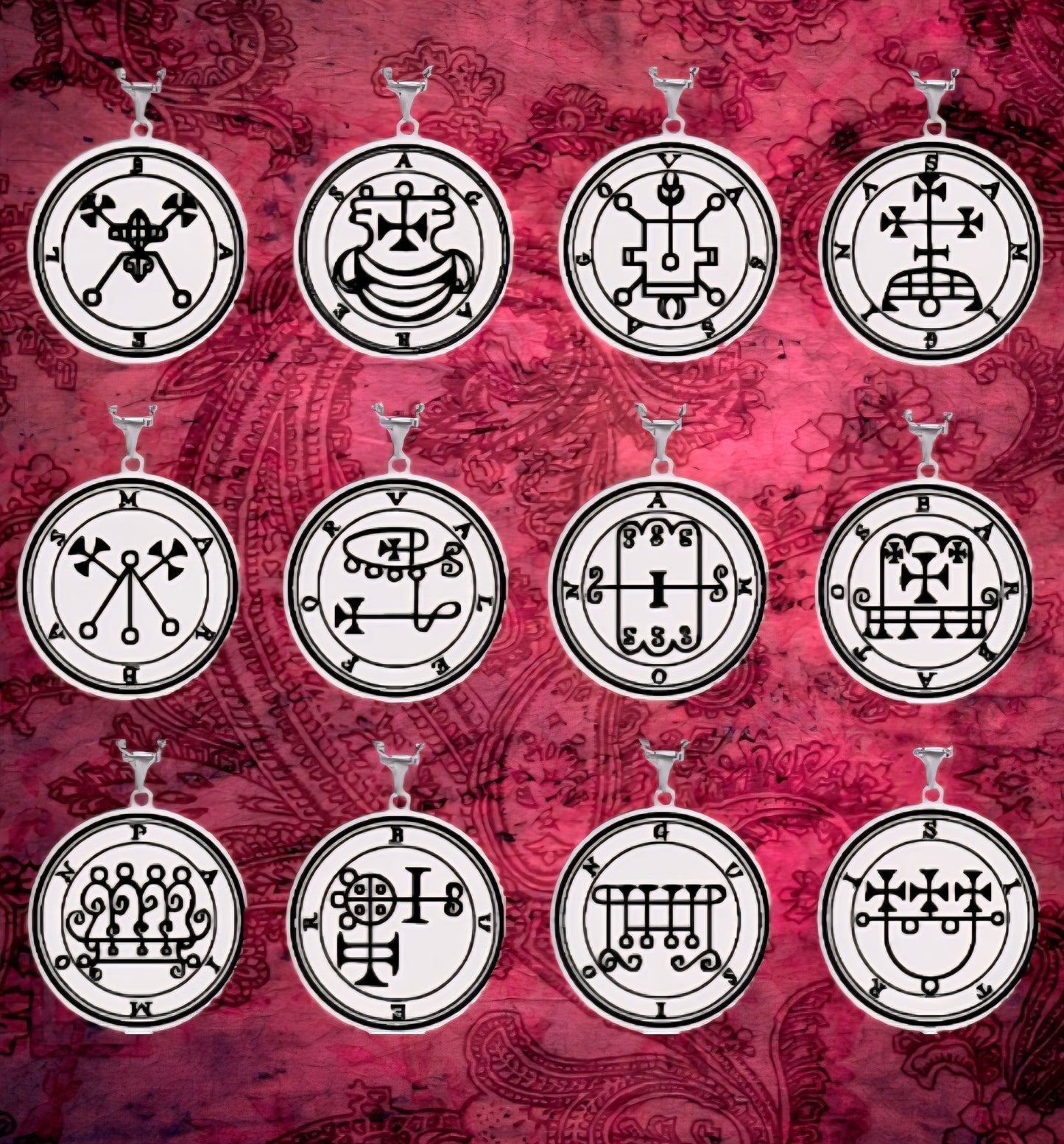 ☆Demonic Seal Necklace (ars goetia / goetian / solomonic)☆
