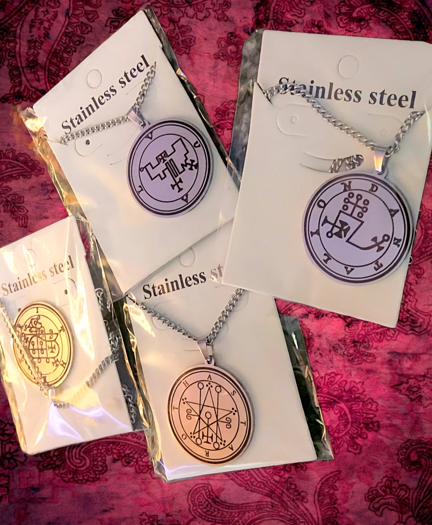 ☆Demonic Seal Necklace (ars goetia / goetian / solomonic)☆