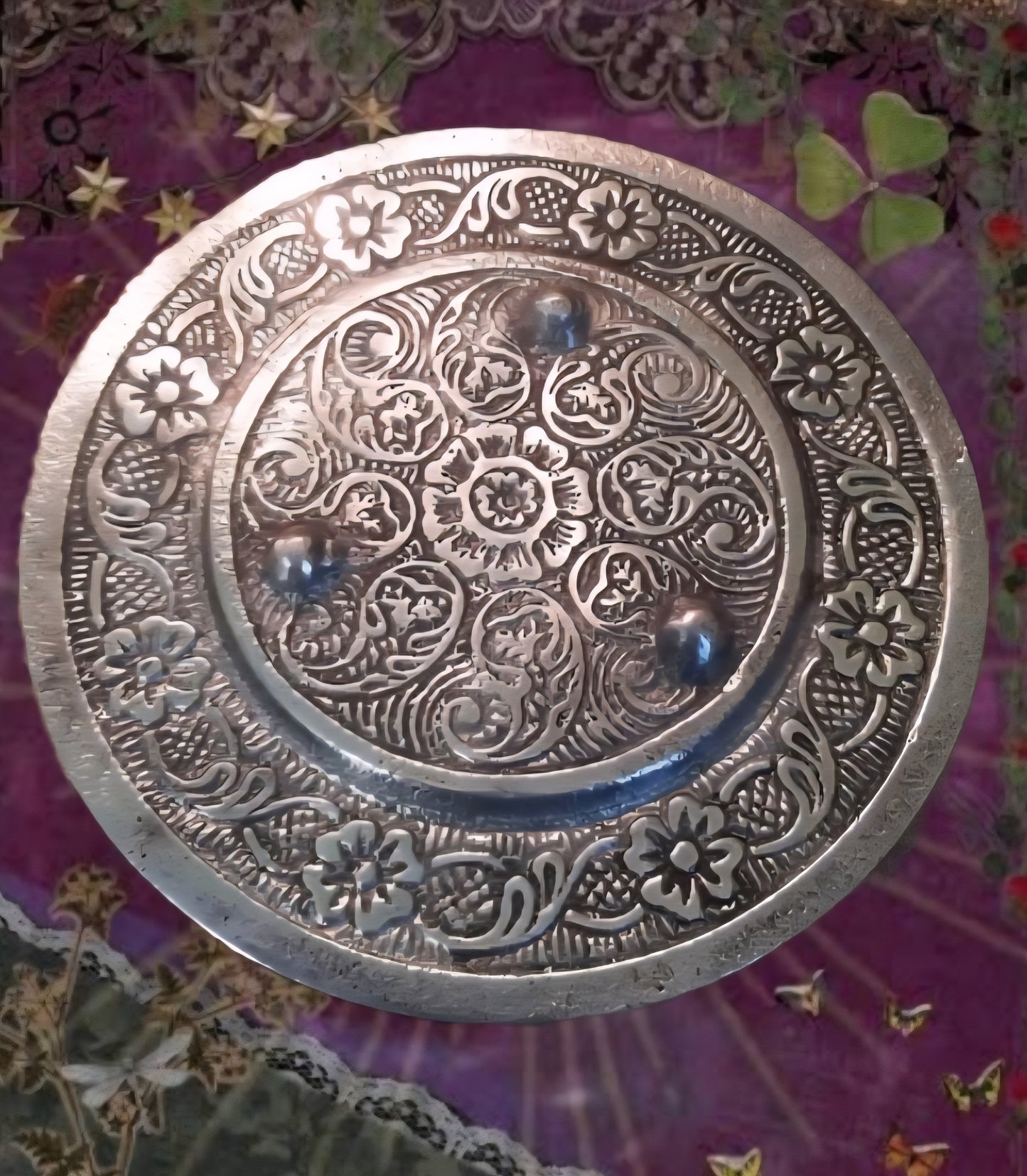 ⭐️✨️Metal Zodiac Burning/Candle Plate⭐️✨️