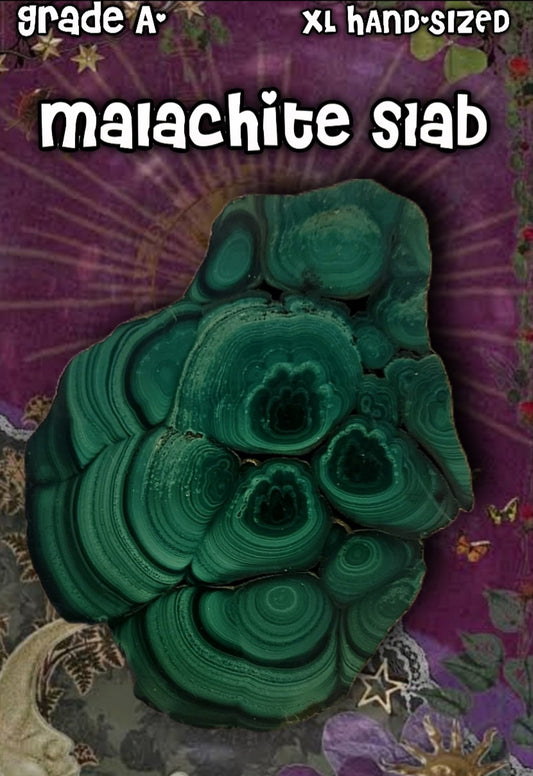 ☘️✨️XL authentic Malachite slab⭐️☘️