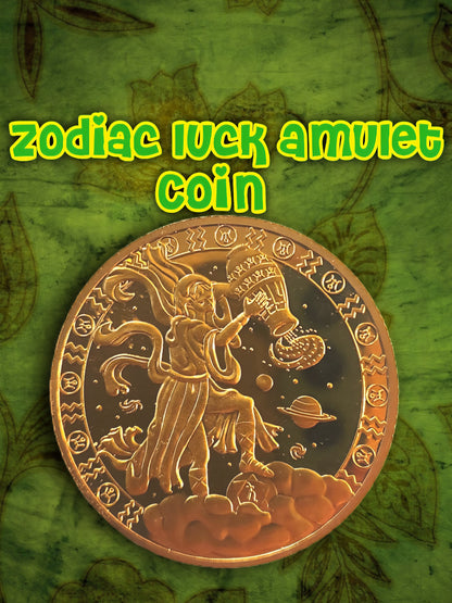 💰☀️ ZODIAC LUCK AMULET COIN ☀️💰