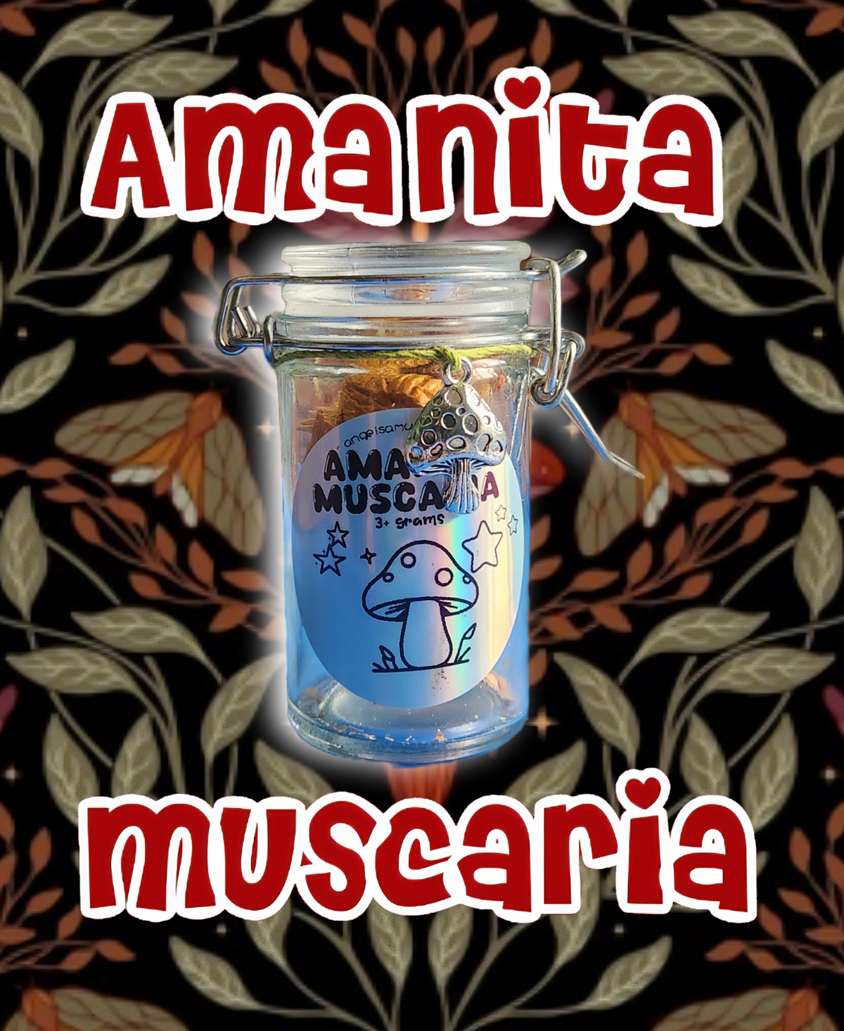 Amanita muscaria jar 🍄 18+!